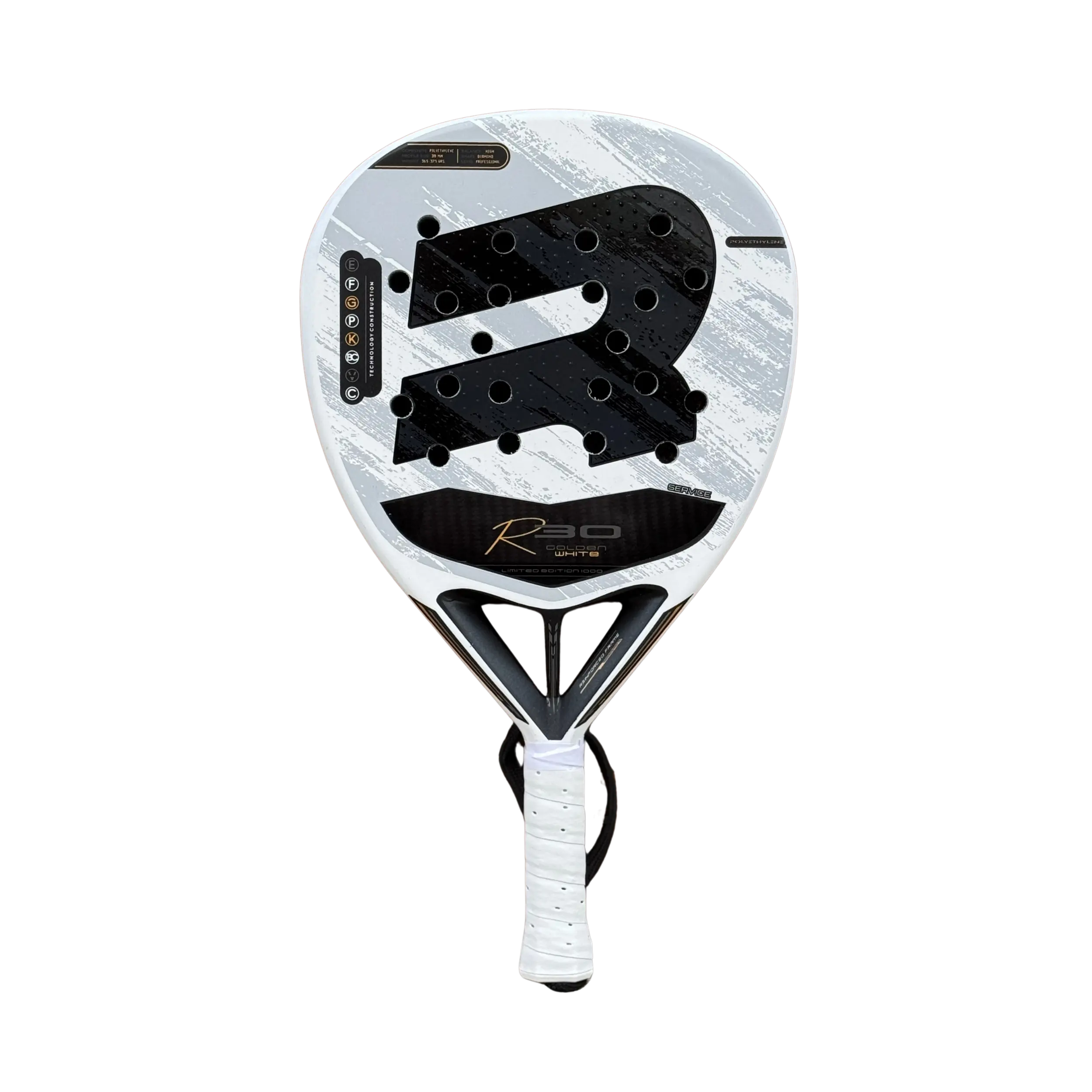 Royal Padel R30 Golden White