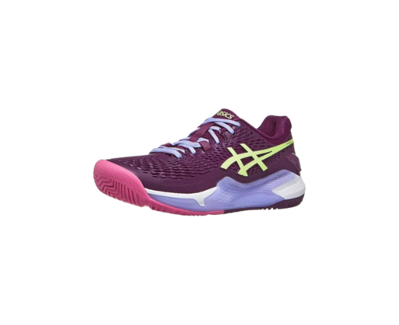Asics Gel Resolution 9 Padel Mauve/Green Women's Shoes
