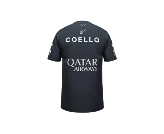 HEAD ARTURO COELLO OFFICIAL T-SHIRT NAVY BLUE