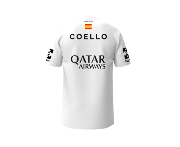 HEAD ARTURO COELLO OFFICIAL T-SHIRT WHITE